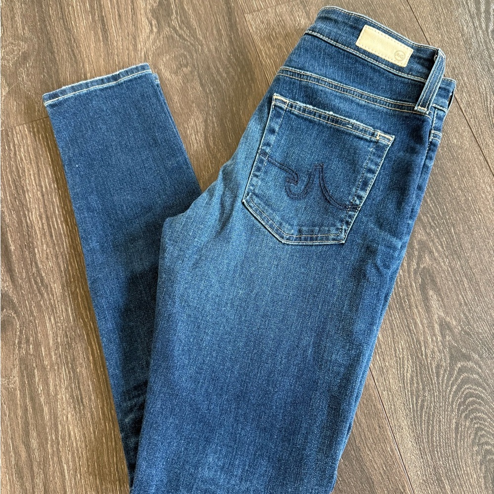 AG Adriano Goldschmied Dark Blue Skinny Jeans
